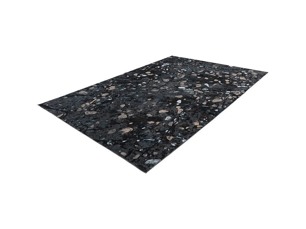 Tapis 150x80cm, design G308A coloris bleu pétrole - Confort et élégance pour votre intérieur