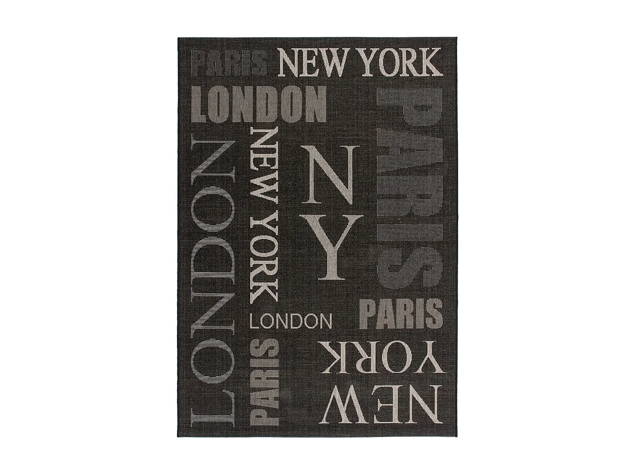 Teppich 110x60cm, Design F115A in Graphitfarbe - Komfort und Eleganz für Ihr Interieur