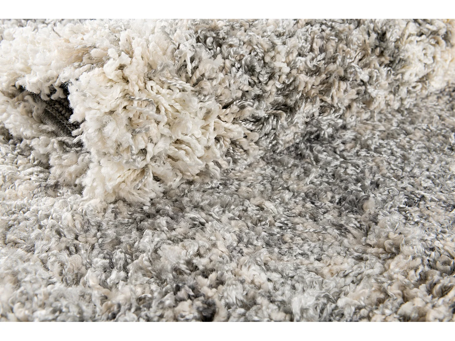 Hochflorteppich 125x125 Grau Lachen Haze