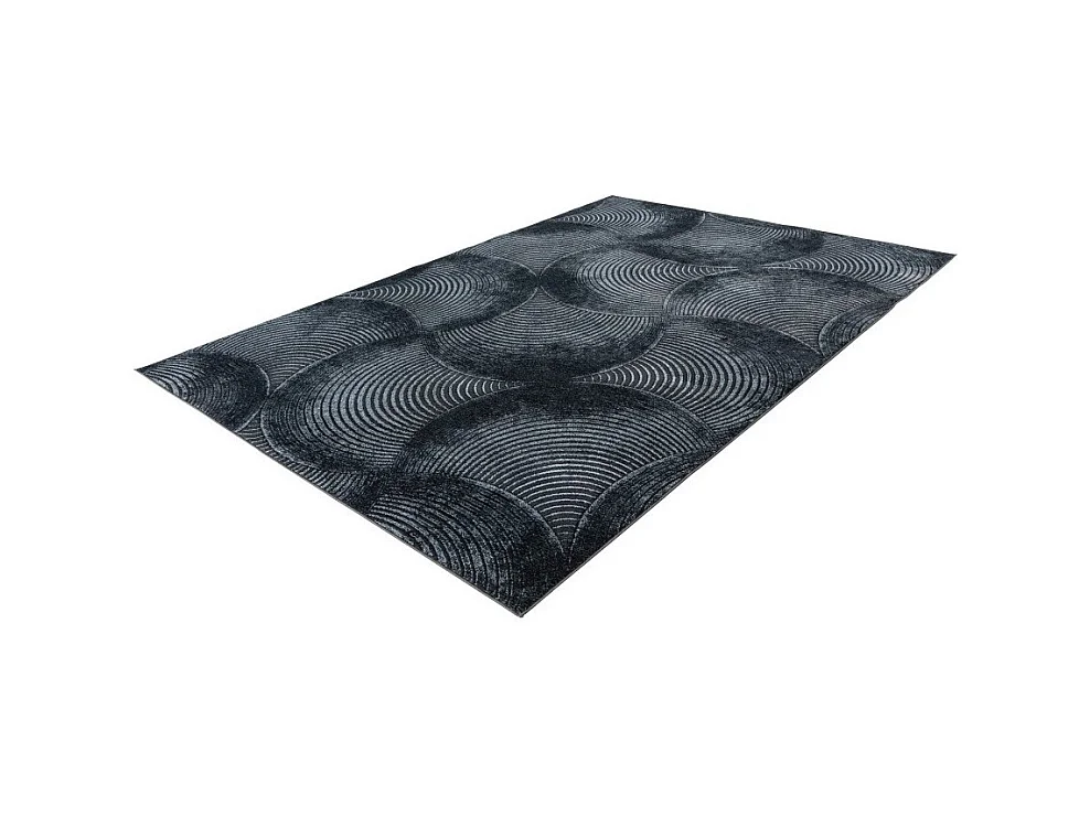 Tapis 290x200cm, design G208A coloris bleu pétrole - Confort et élégance pour votre intérieur