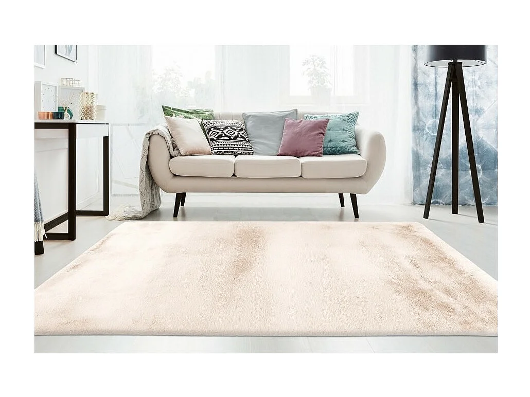 Teppich 290x200cm, Design E009Y Farbe Elfenbein - Komfort und Eleganz für Ihr Interieur
