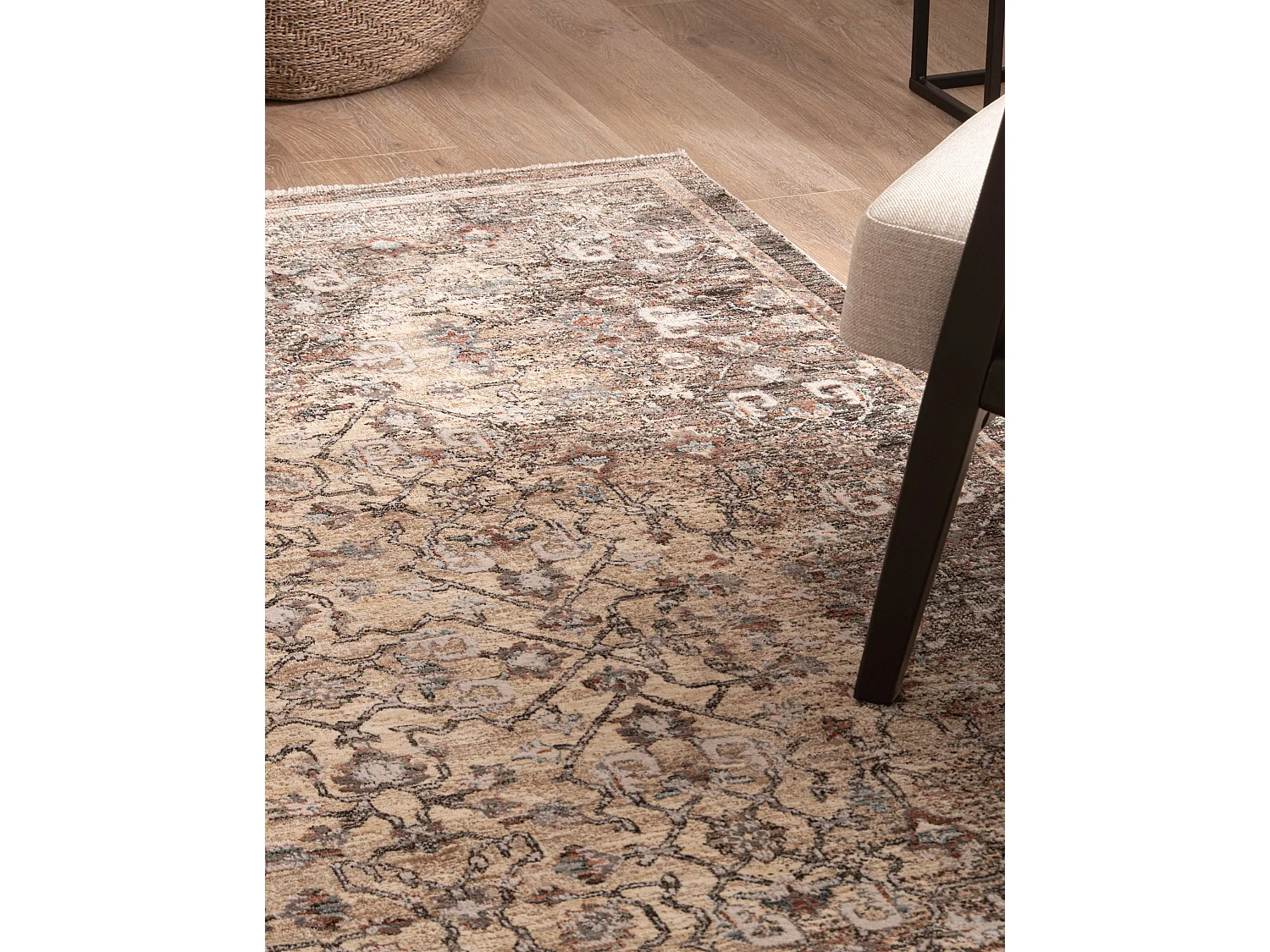 Tapis 185x275 Marron Zora Blege