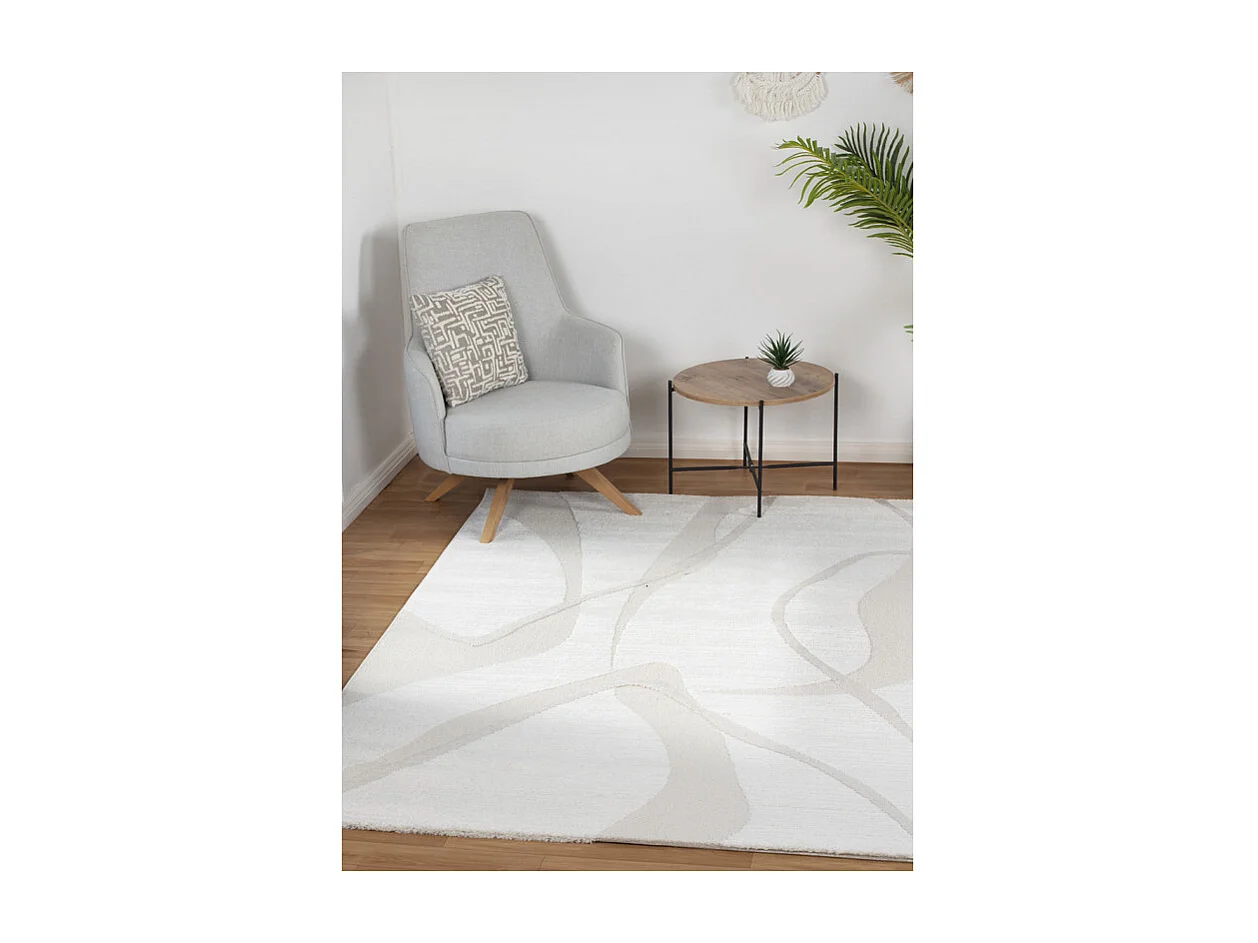 Tapis abstrait crème MONACO 78 Crème 240*340