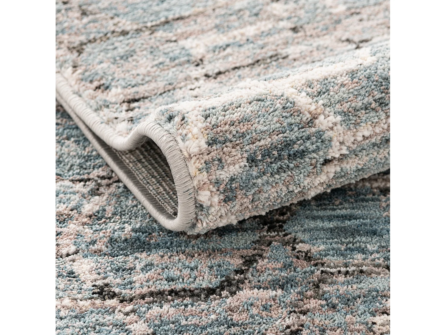 Teppich 100x200 Blau Zora Modern