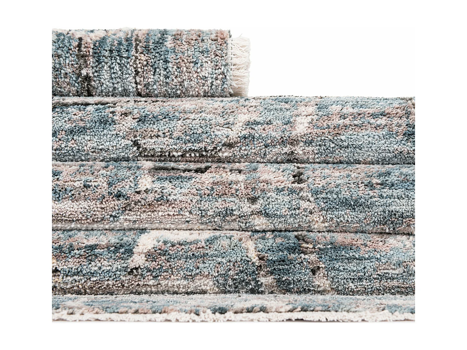 Tapis 100x200 Bleu Zora Modern