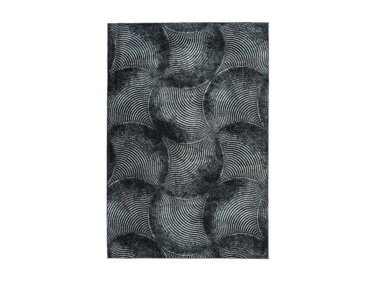 Tapis 170x120cm, design G208A coloris bleu pétrole - Confort et élégance pour votre intérieur