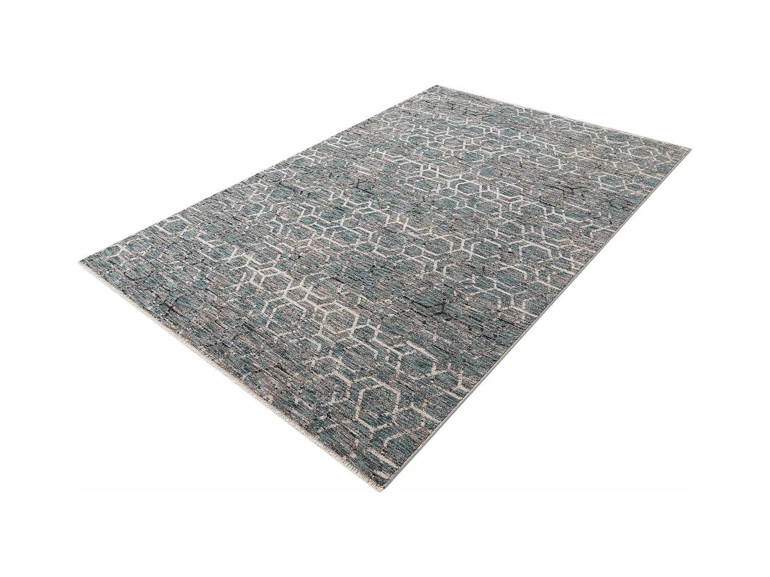 Tapis 125x185 Bleu Zora Modern