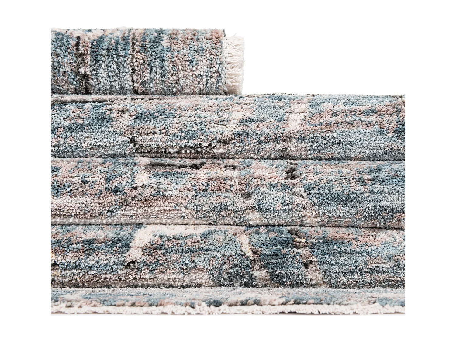 Tapis 125x185 Bleu Zora Modern