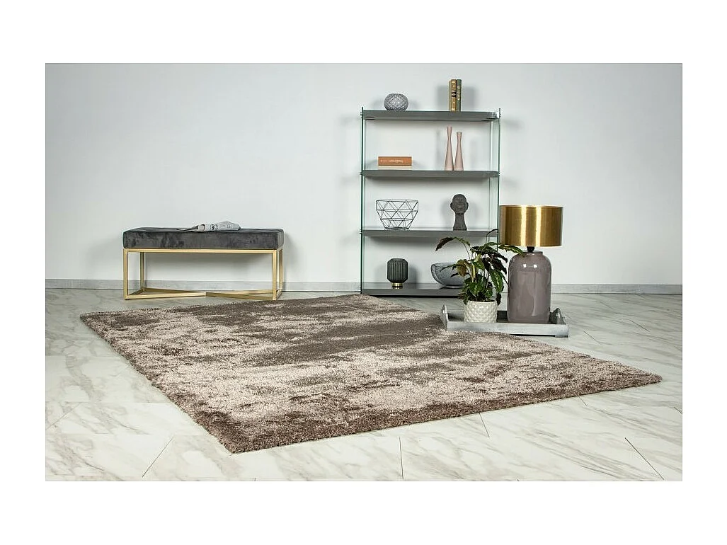 Teppich 150x80cm, Design G008R Farbe Taupe - Komfort und Eleganz für Ihr Interieur
