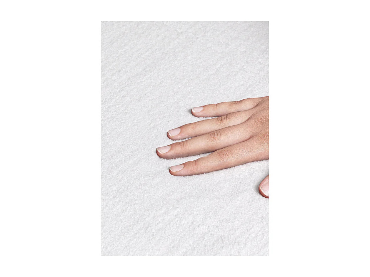 Tapis uni lavable doux - LOFT Blanc 120*170