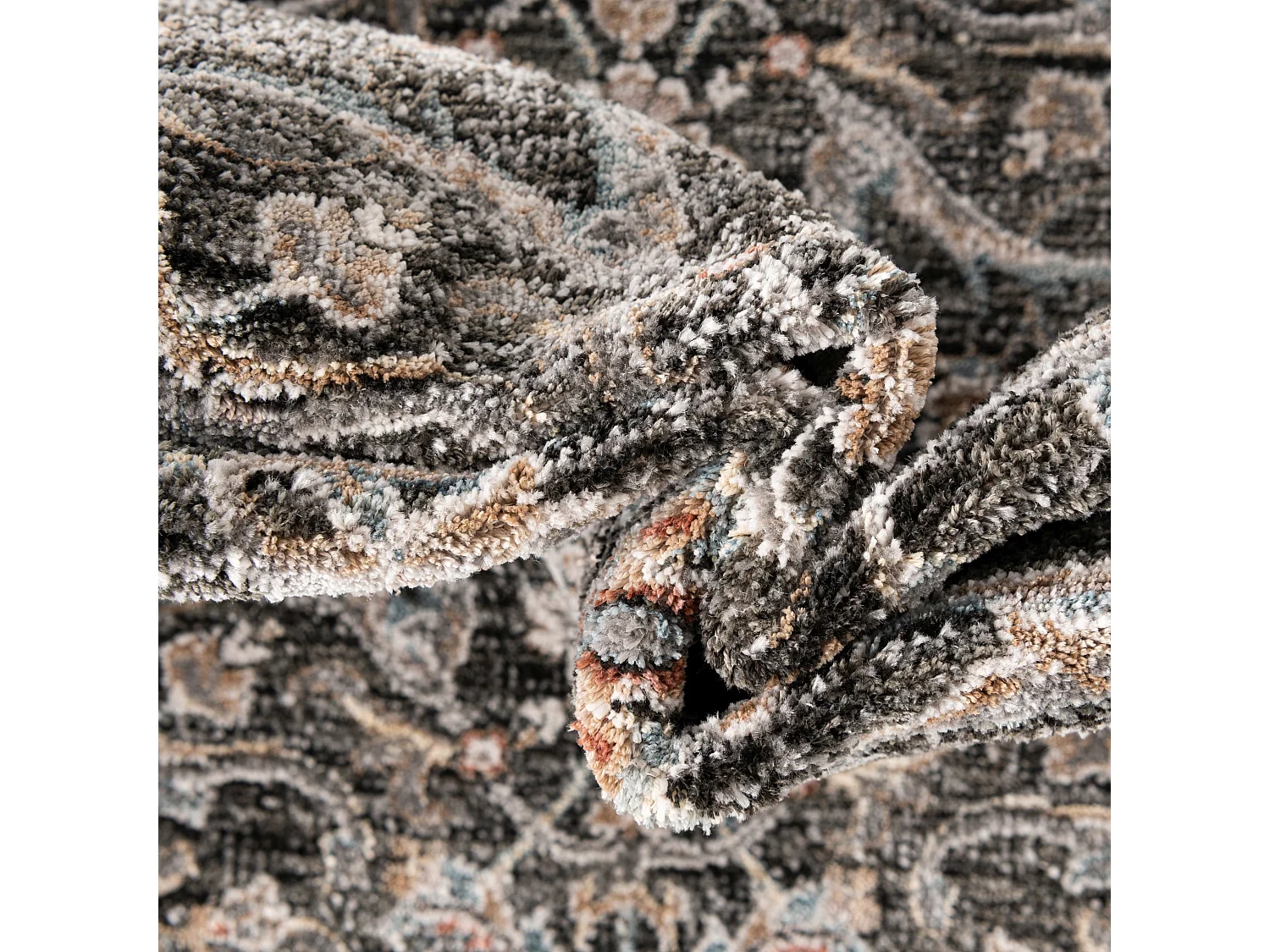 Teppich 125x185 Grau Zora Orman