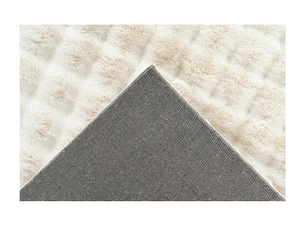 Teppich 230x160cm, Design H008Y in Elfenbeinfarben - Komfort und Eleganz für Ihr Interieur