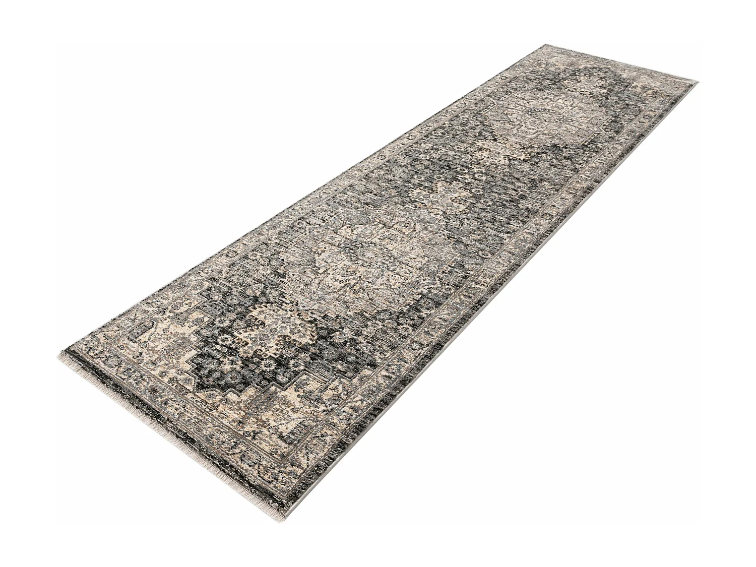 Teppich 80x300 Grau Zora Classical