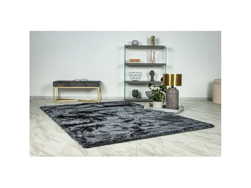 Teppich 230x160 cm, Design G008R Farbe Graphit - Komfort und Eleganz für Ihr Interieur