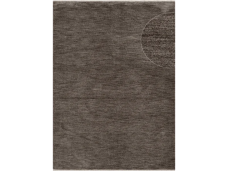 Tapis uni - IMPULSE Marron 80*150
