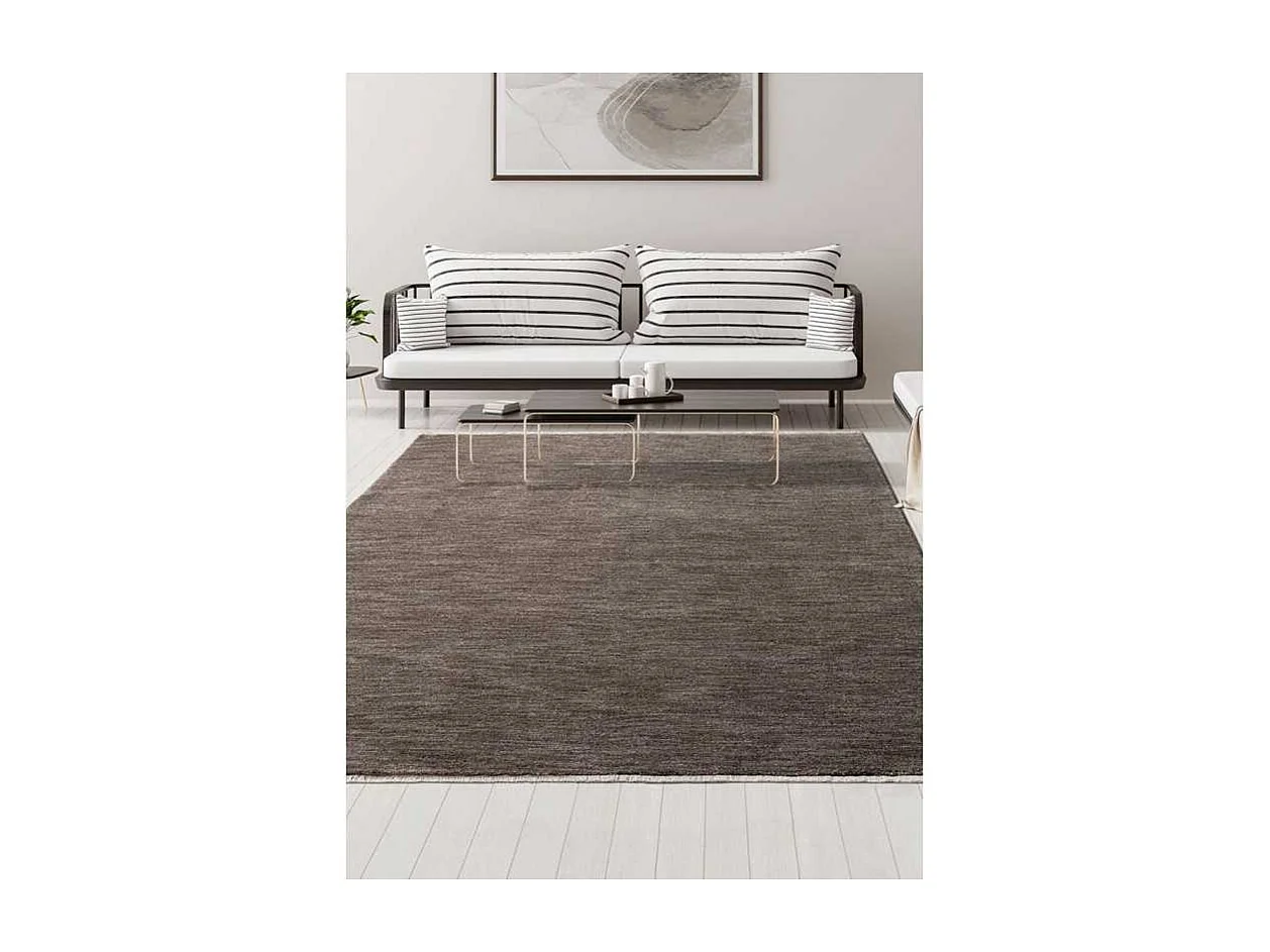 Tapis uni - IMPULSE Marron 80*150