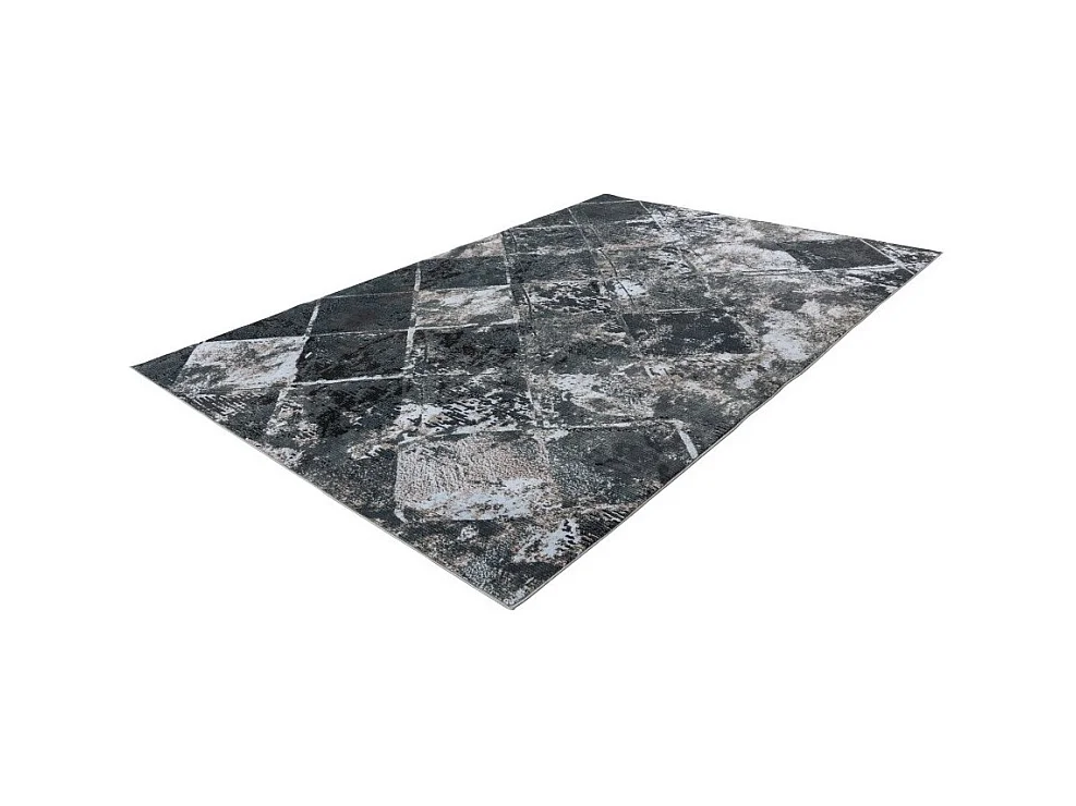 Tapis 150x80cm, design G508A coloris bleu pétrole - Confort et élégance pour votre intérieur