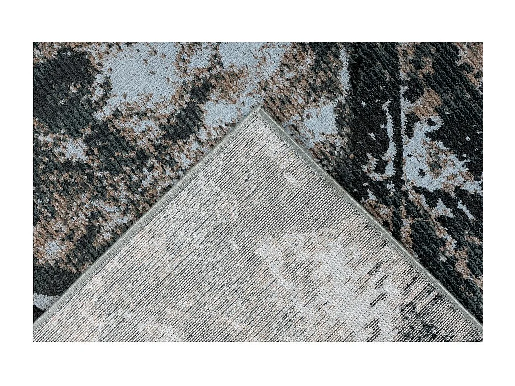 Tapis 150x80cm, design G508A coloris bleu pétrole - Confort et élégance pour votre intérieur