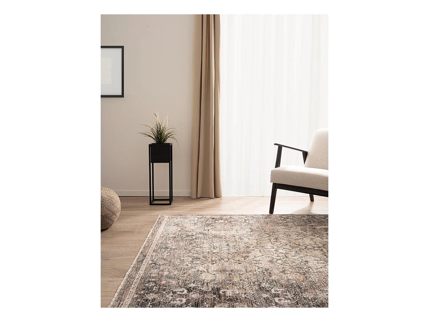 Tapis 155x245 Marron Zora Blege