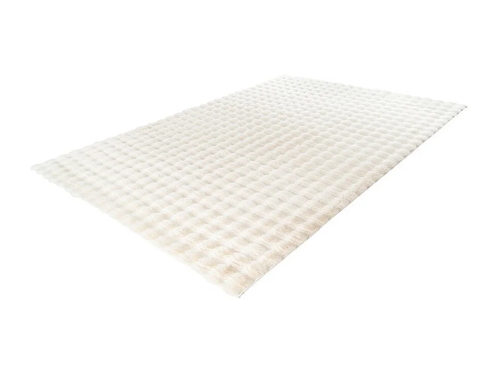 Tapis 150x80cm, design H008Y coloris ivoire - Confort et élégance pour votre intérieur