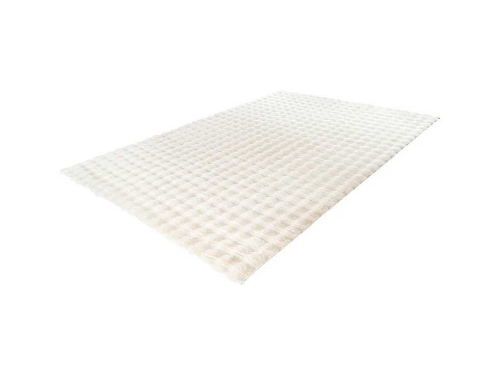 Tapis 150x80cm, design H008Y coloris ivoire - Confort et élégance pour votre intérieur