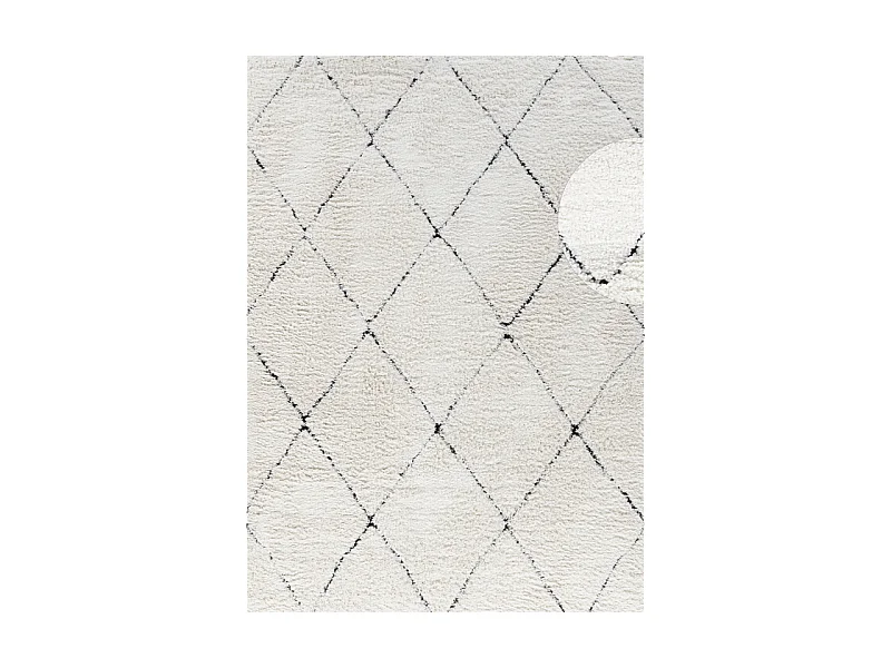 Tapis berbère shaggy - MARRAKECH 260 Noir 160*230