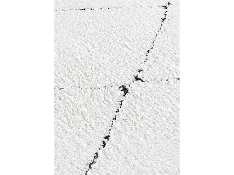 Tapis berbère shaggy - MARRAKECH 260 Noir 160*230