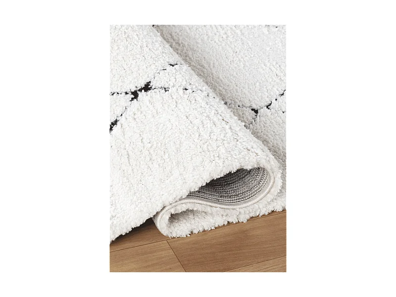 Tapis berbère shaggy - MARRAKECH 260 Noir 160*230