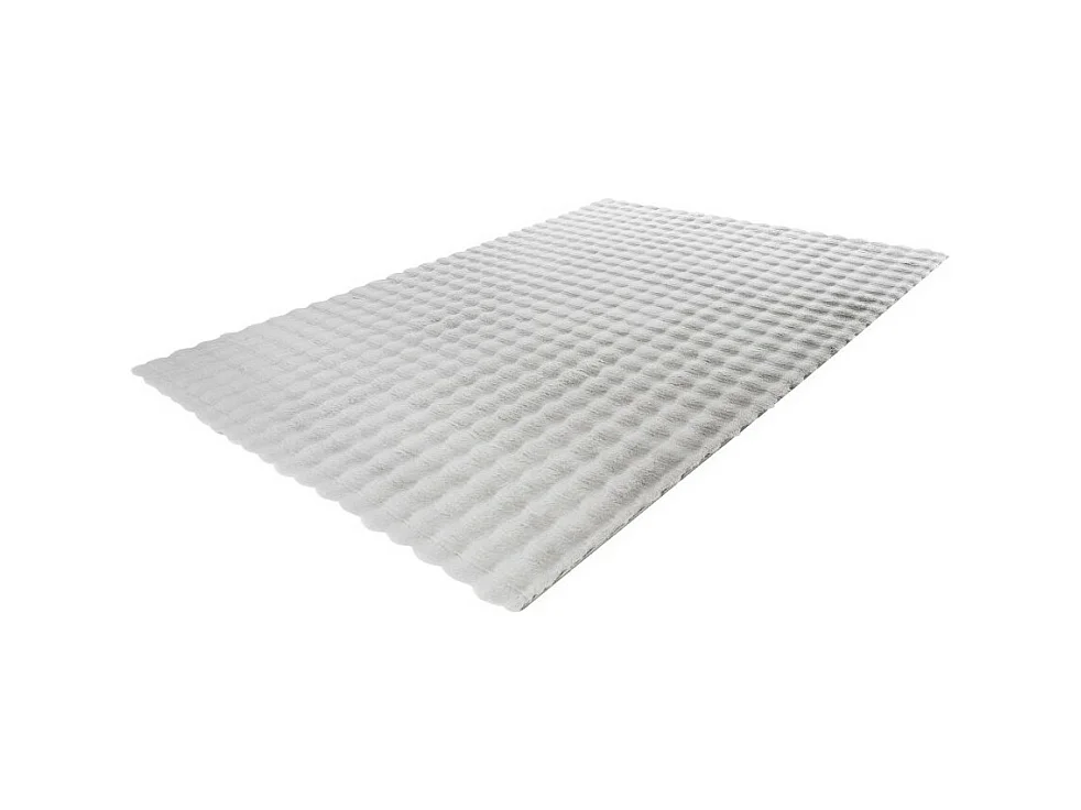 Teppich 290x200 cm, Design H008Y in Silberfarben - Komfort und Eleganz für Ihr Interieur