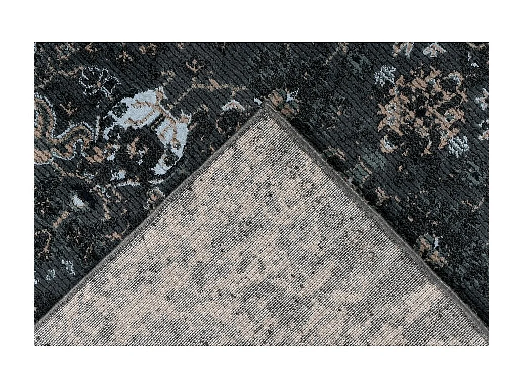 Alfombra 230x160cm, diseño G708A color azul petróleo - Confort y elegancia para su interior.