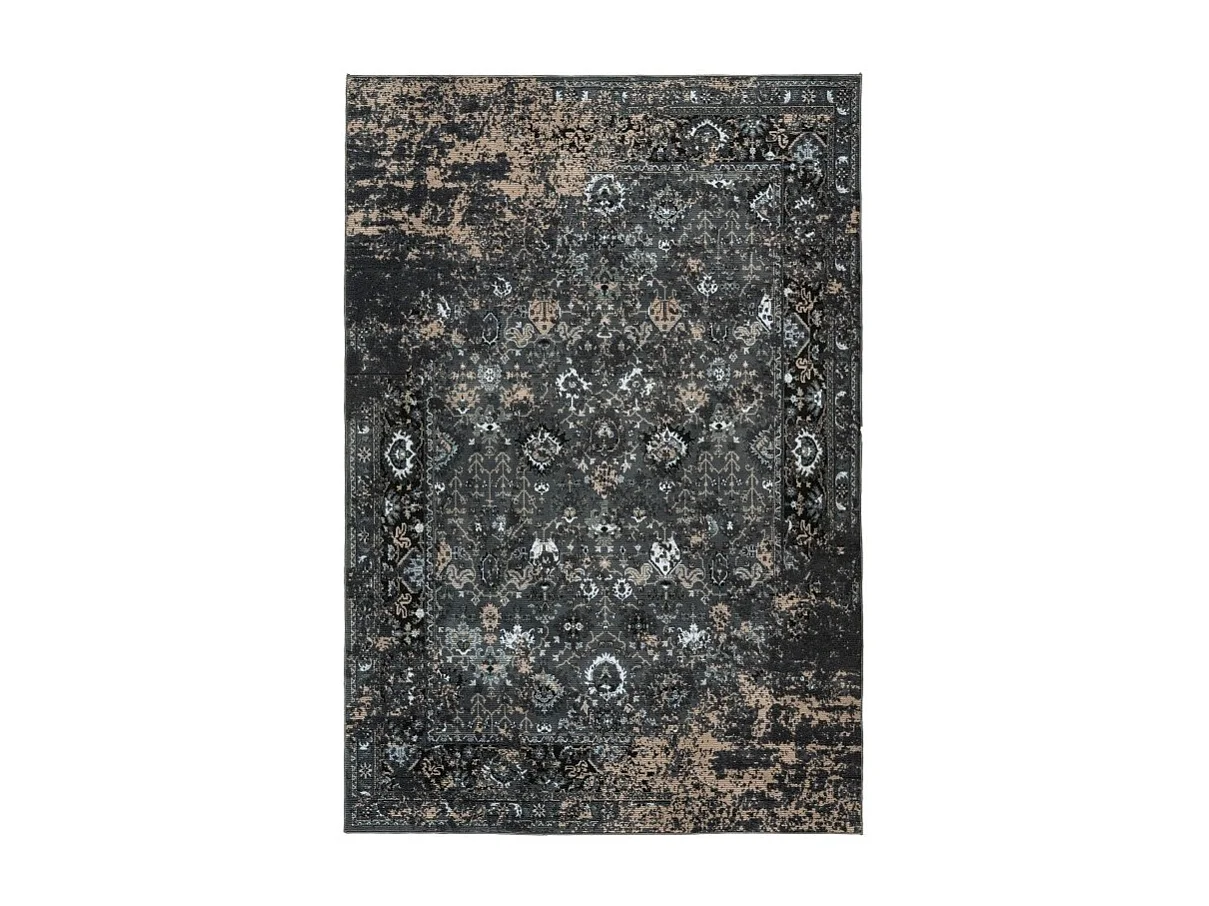 Alfombra 230x160cm, diseño G708A color azul petróleo - Confort y elegancia para su interior.