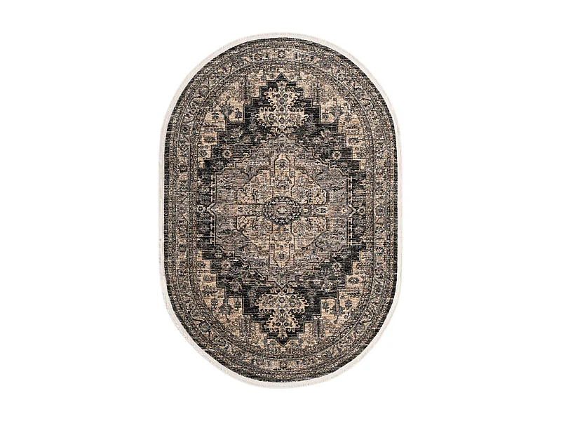 Tapijt 185 x 125 Grijs Zora Classical