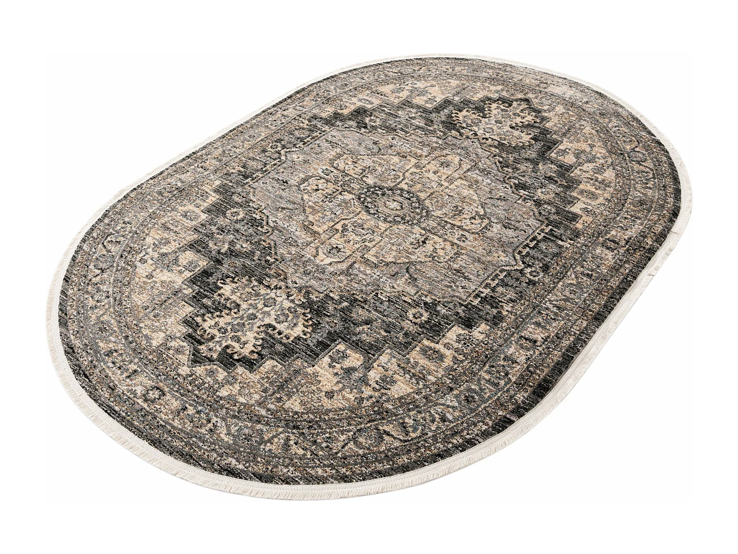 Teppich 125x185 Grau Zora Classical