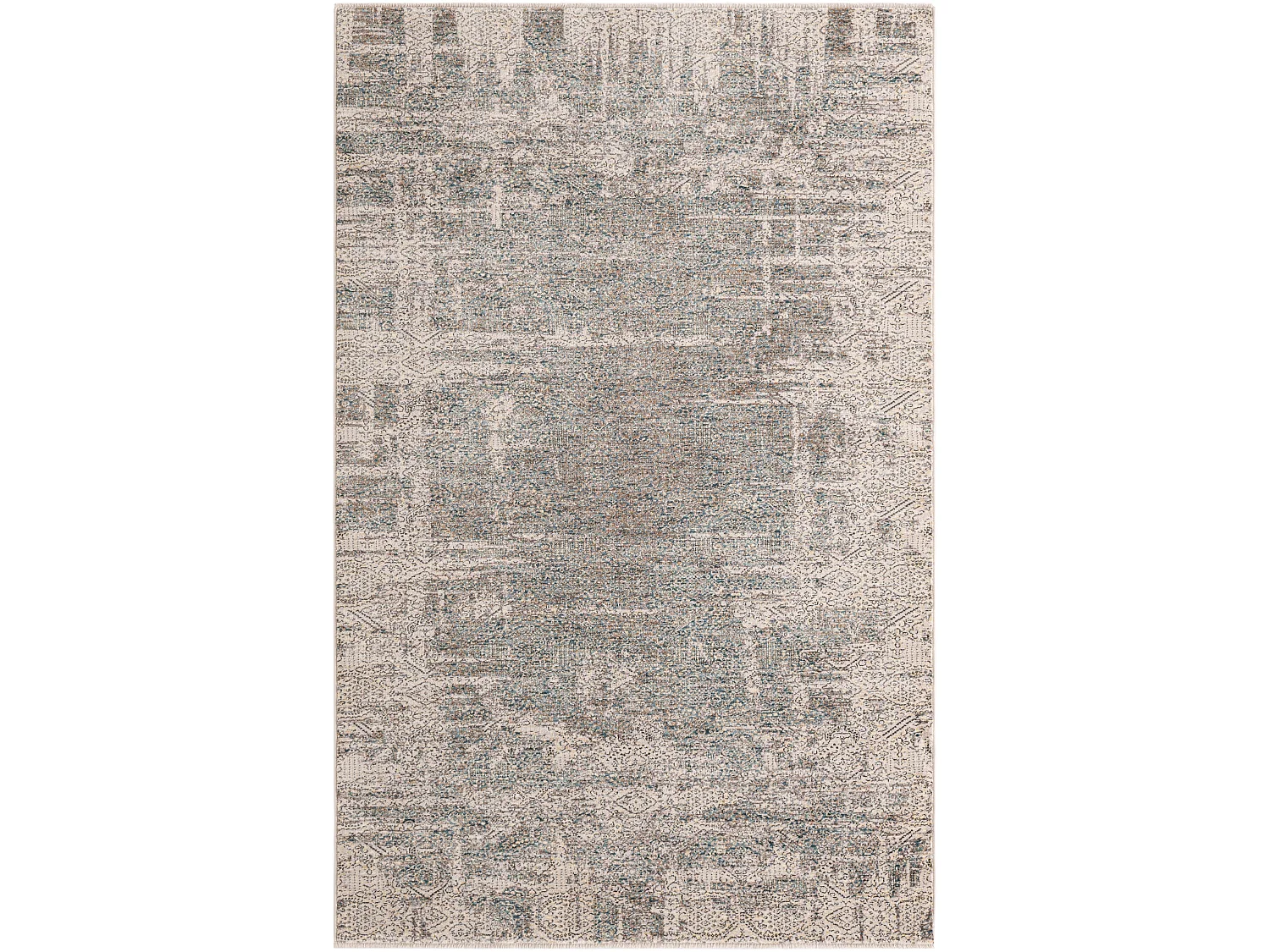 Tapijt 245 x 155 Elfenbein Zora Modern