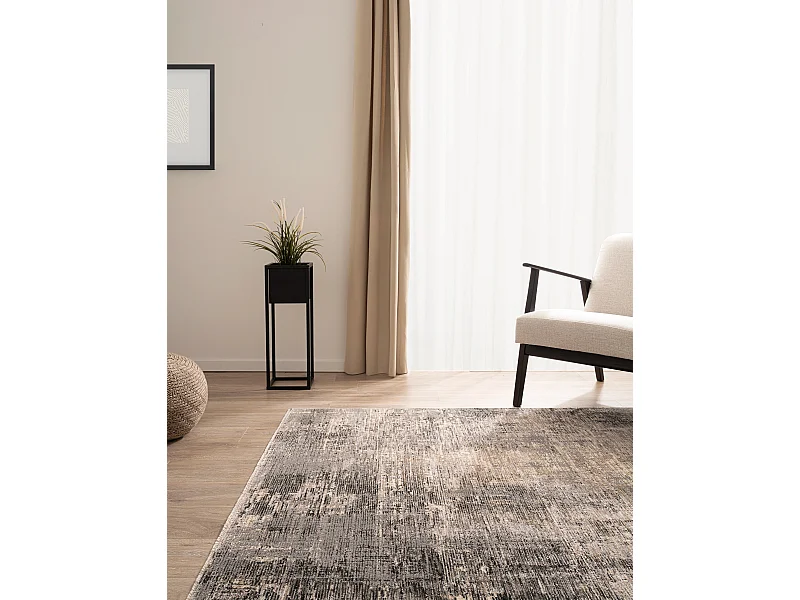 Teppich 155x245 Grau Zora Modern