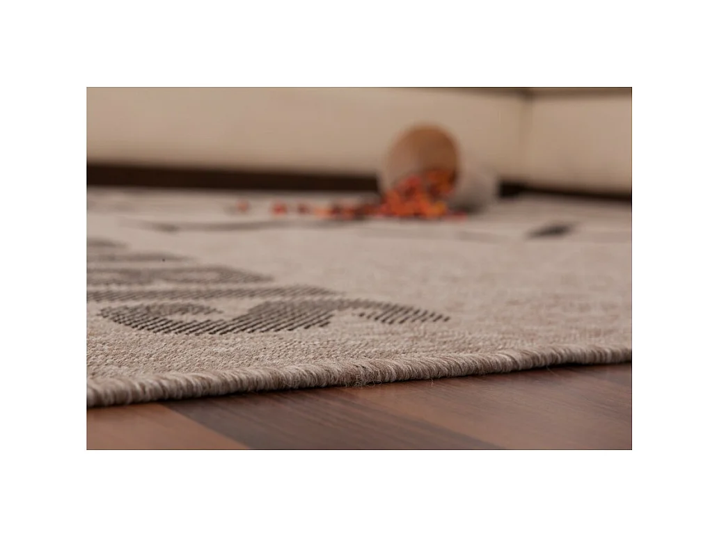 Tapete 290x200cm, design F115A na cor prata - Conforto e elegância para o seu interior.