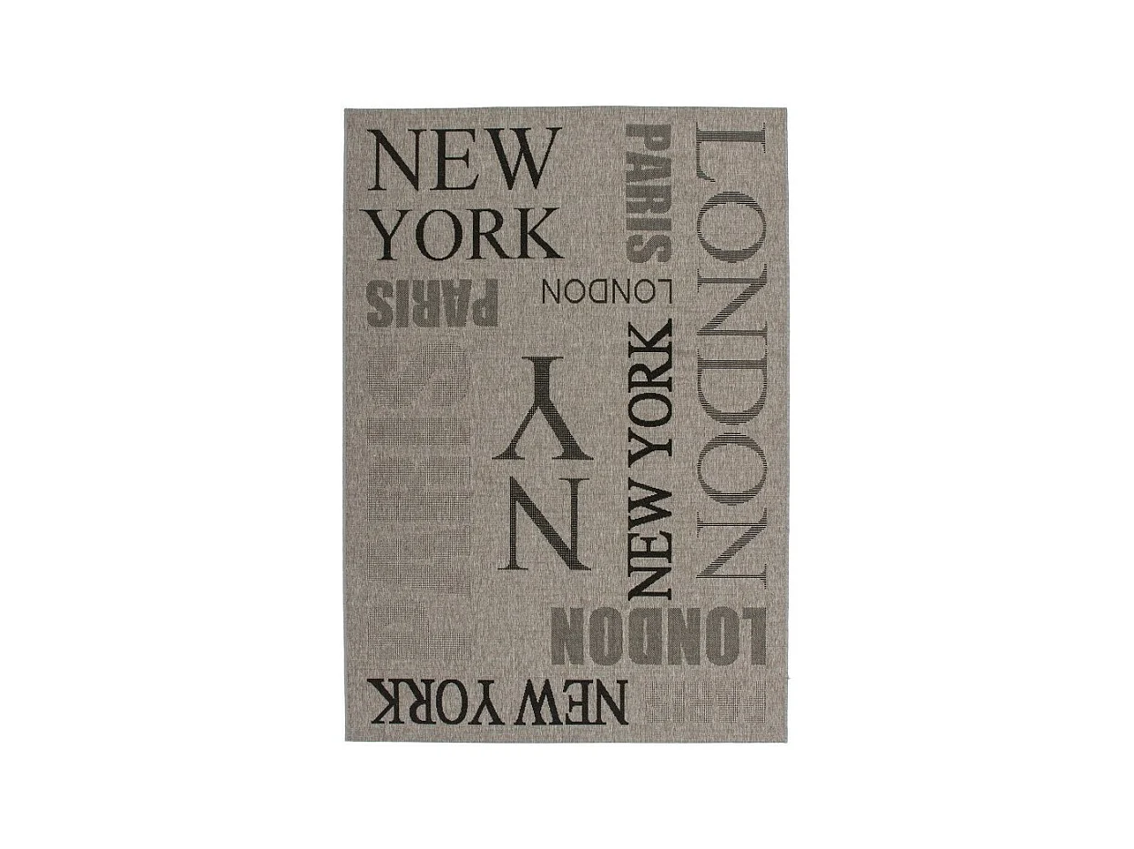 Tapete 290x200cm, design F115A na cor prata - Conforto e elegância para o seu interior.