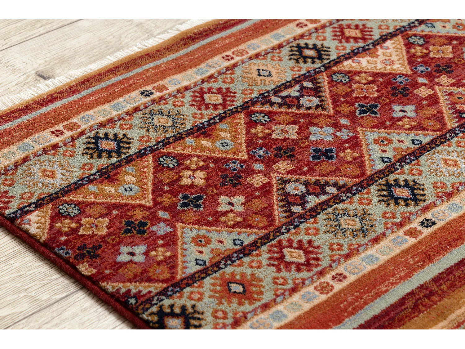 Teppich Wolle KESHAN Franse, orientalisch 7685/53578 terrakotta 250x340 cm