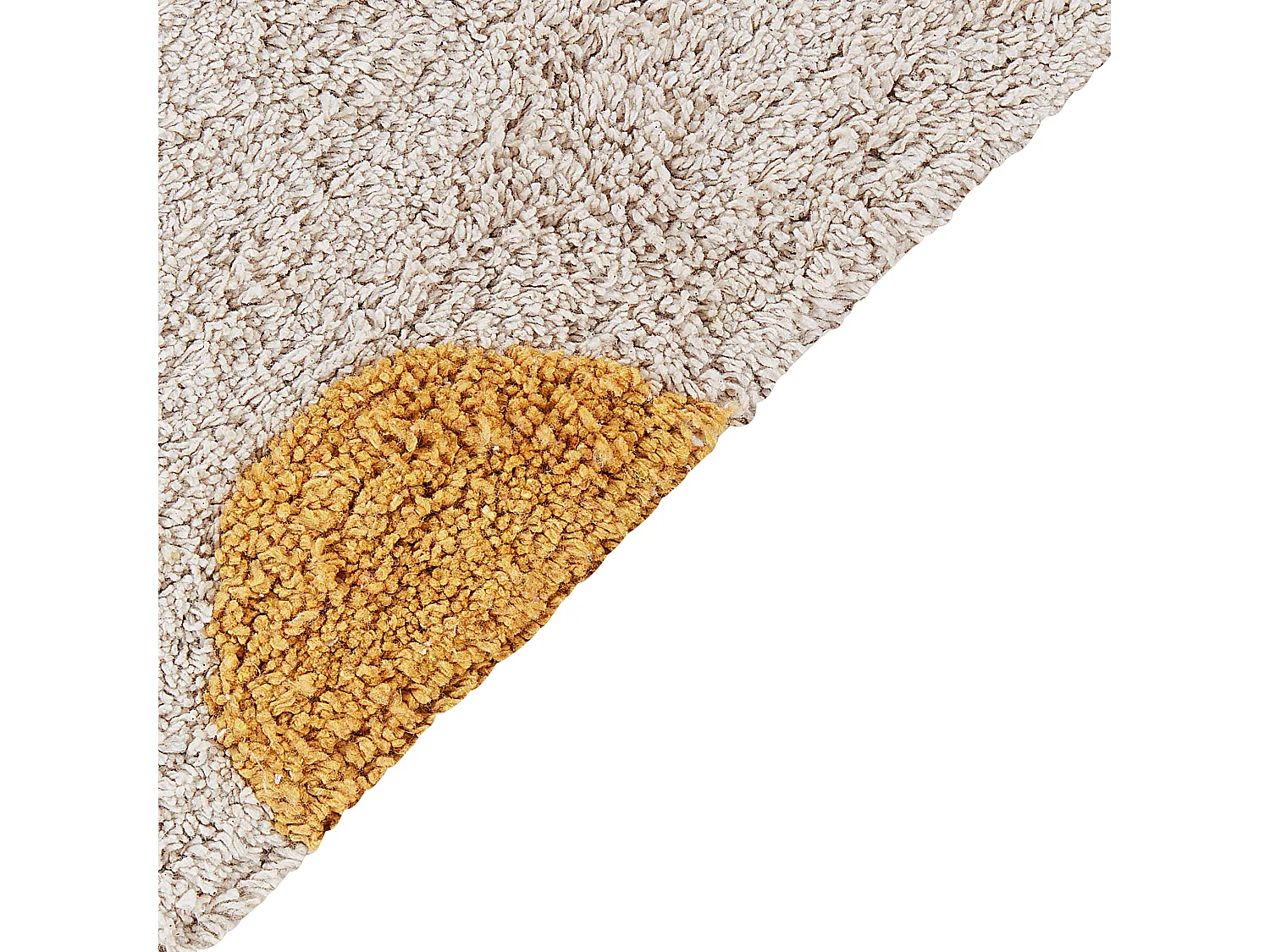 Tapis enfant DARDERE Jaune 140 x 200 cm Coton