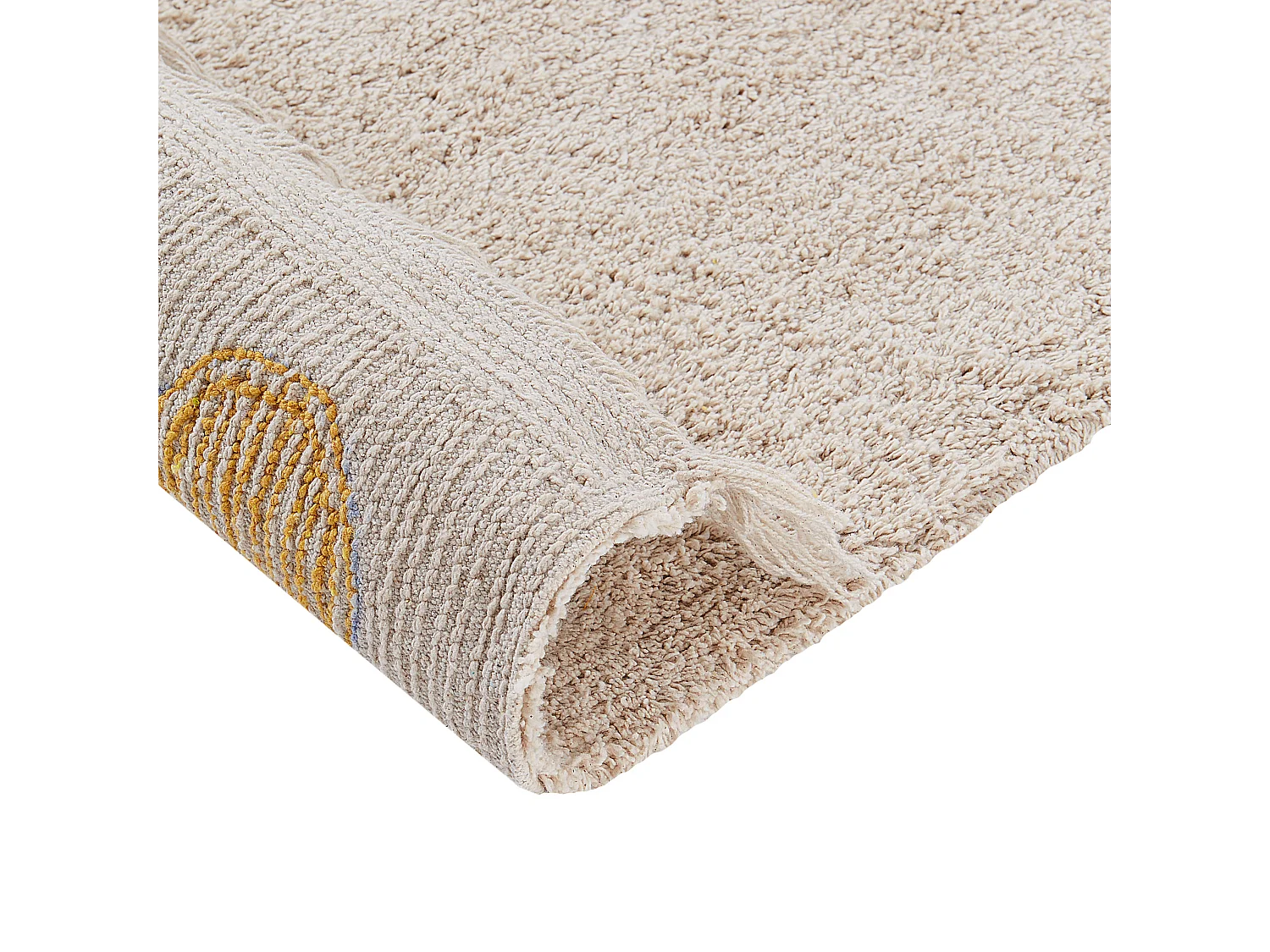 Tapis enfant DARDERE Jaune 140 x 200 cm Coton