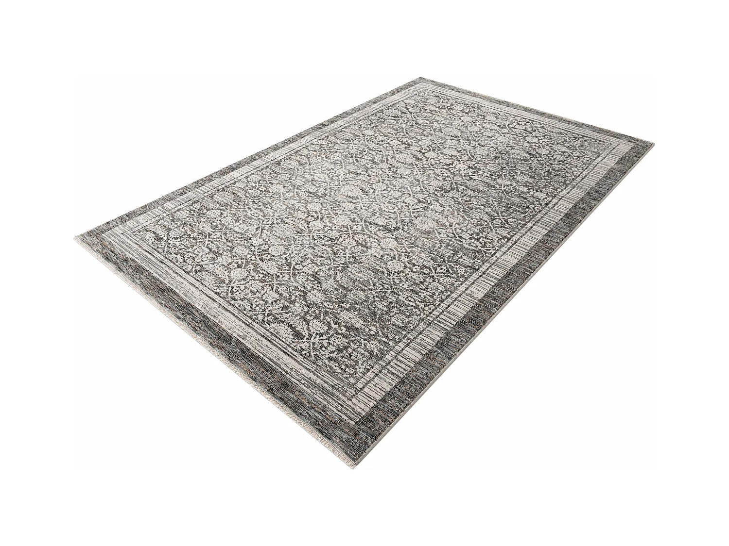 Teppich 185x275 Grau Zora Mosaic