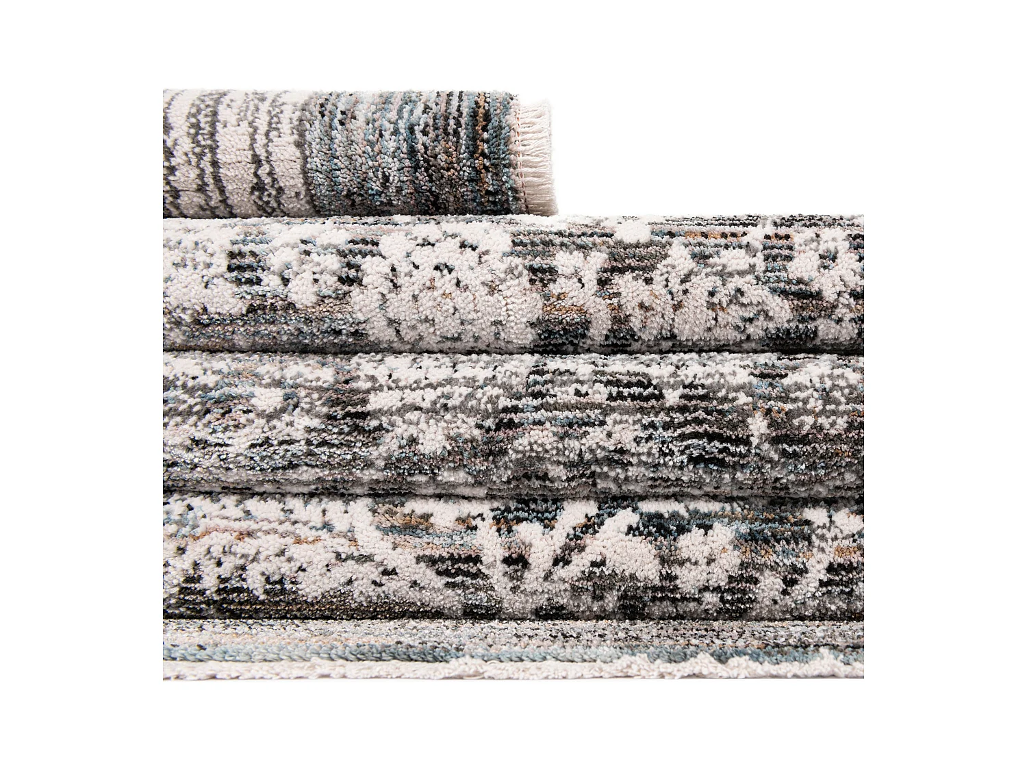 Teppich 185x275 Grau Zora Mosaic