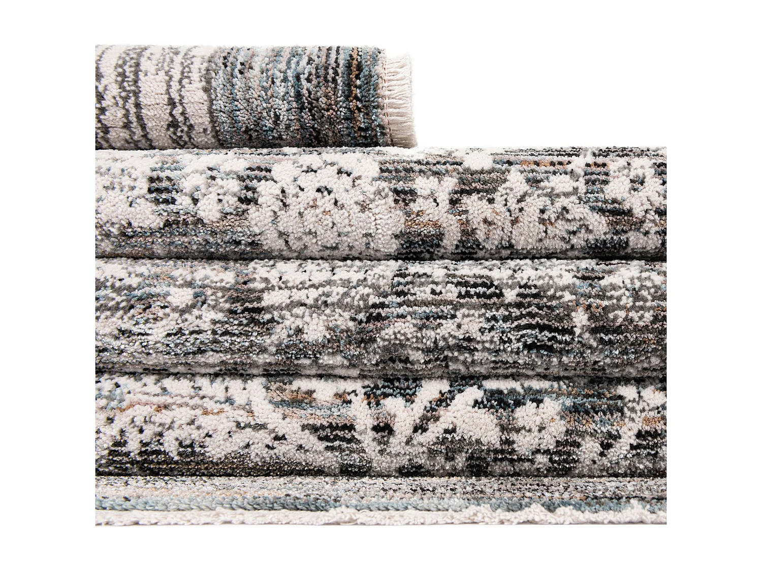 Tapis 185x275 Gris Zora Mosaic