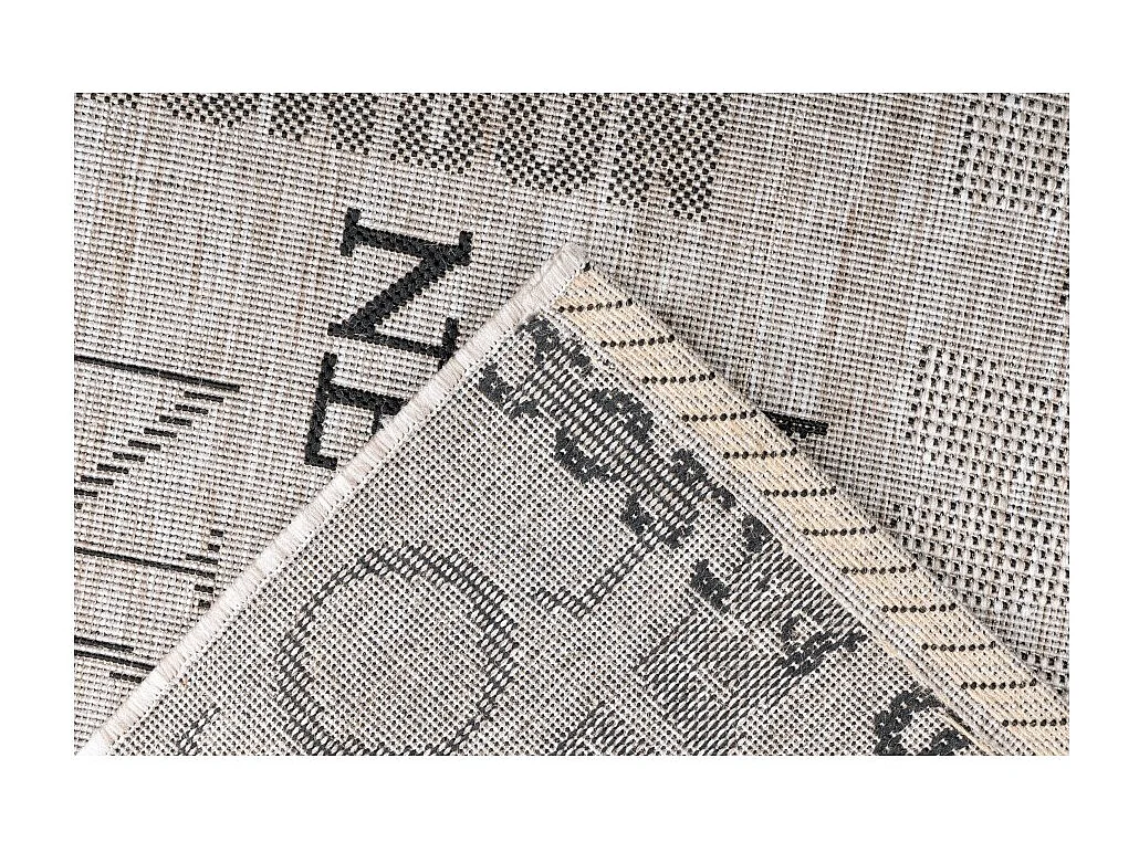 Tapis 150x80cm, diseño F115A color plata - Confort y elegancia para su interior