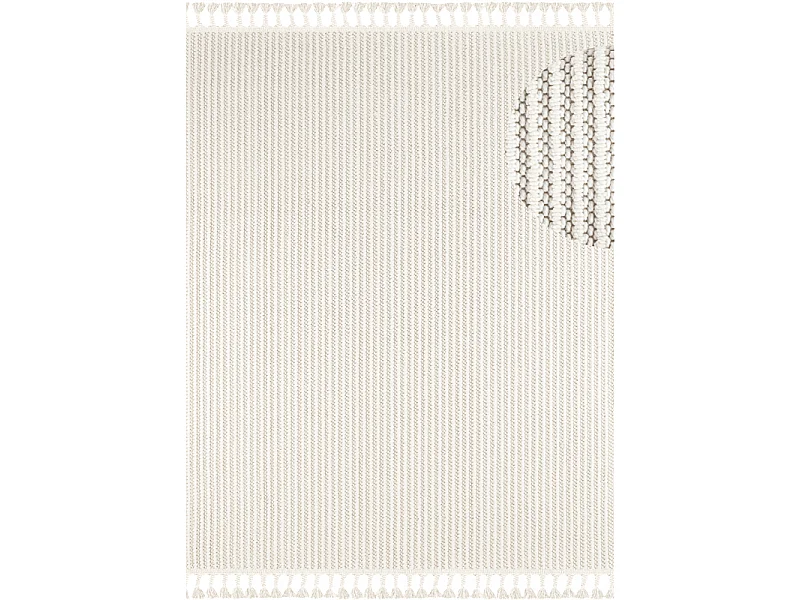 Tapis tissé effet laine - EFES 60 Crème 80*300