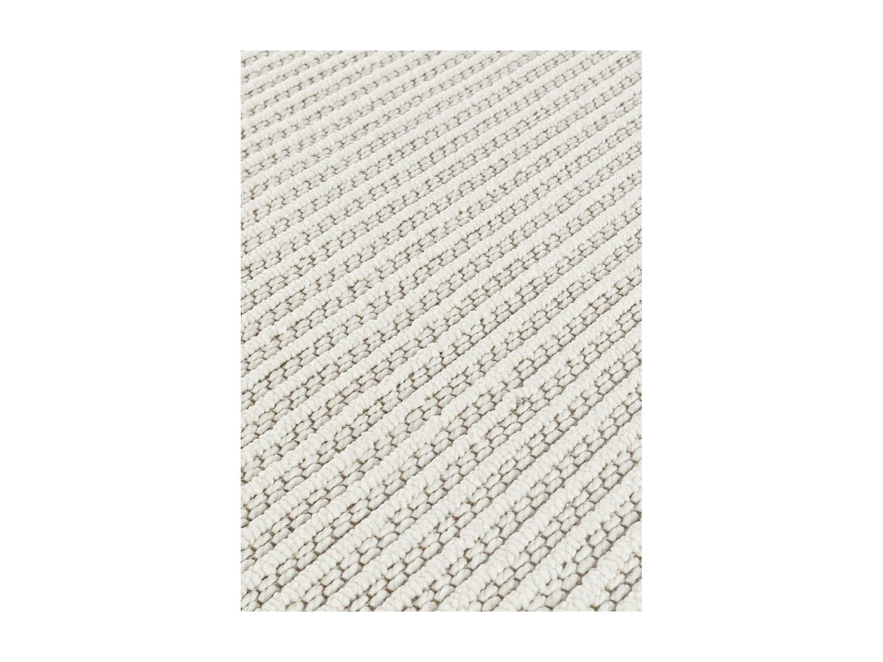 Tapis tissé effet laine - EFES 60 Crème 80*300