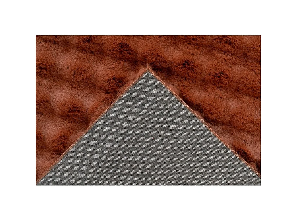 Tapete 230x160cm, design H008Y na cor terracota vermelha - Conforto e elegância para o seu interior.