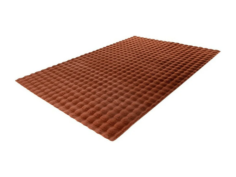 Tapis 230x160cm, design H008Y coloris rouge terracotta - Confort et élégance pour votre intérieur