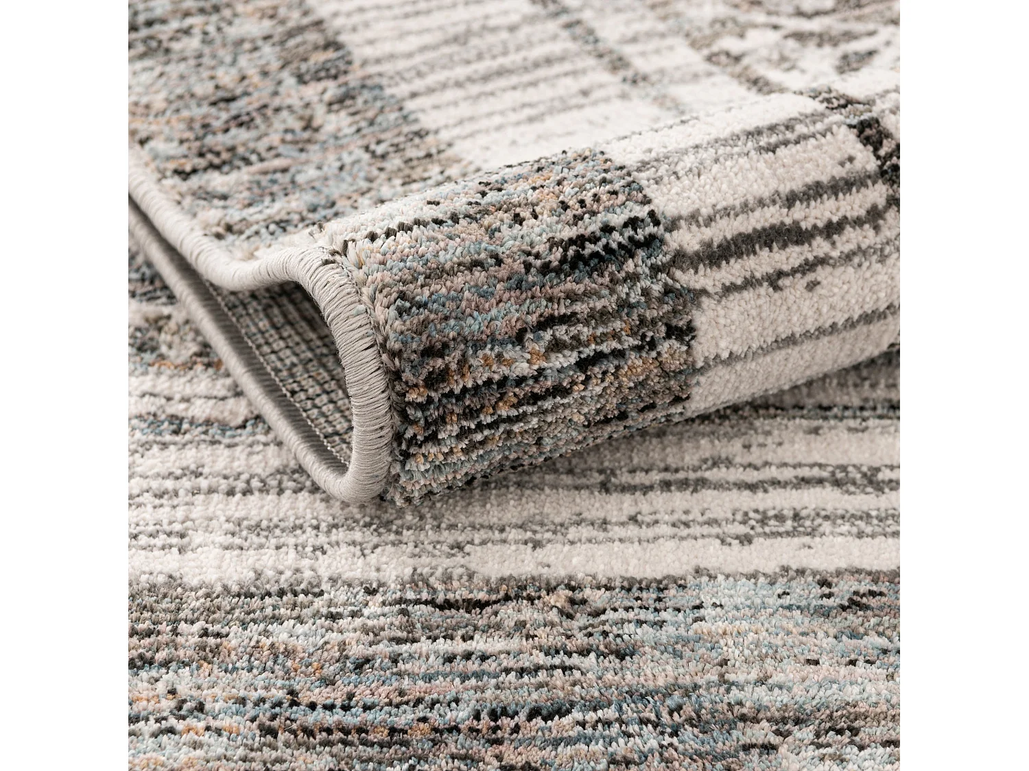 Tapis 155x245 Gris Zora Mosaic