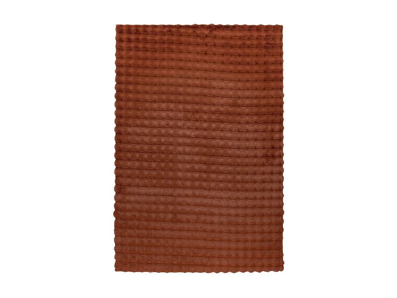 Tapis 170x120cm, design H008Y coloris rouge terracotta - Confort et élégance pour votre intérieur